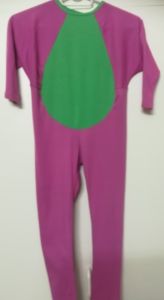 Kids Costumes to Hire - Purple Dinosaur Onesie - 1pce
